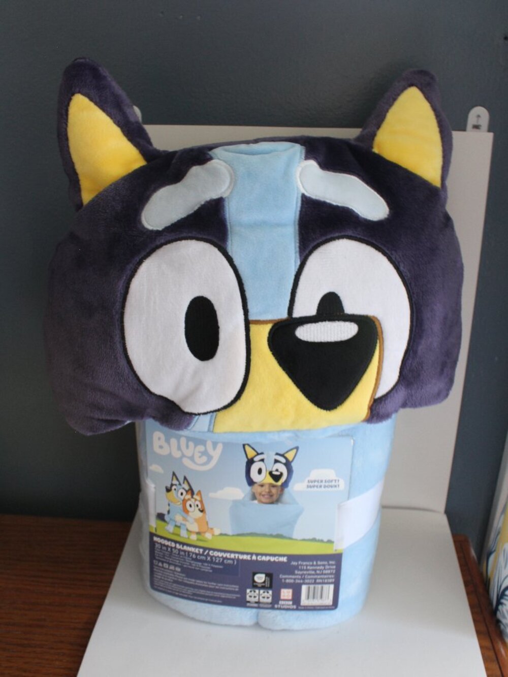 Bluey Hooded 30" x 50" Kids Plush Blanket
